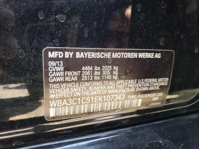 WBA3C1C51EK107343 BMW 328 I Sulev