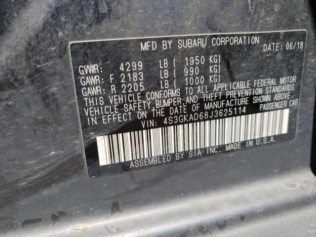 4S3GKAD68J3625114 Subaru Impreza Premium Plus