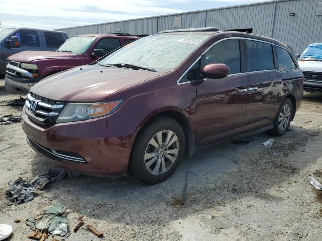 Lot #2533649009 2016 HONDA ODYSSEY EX salvage car