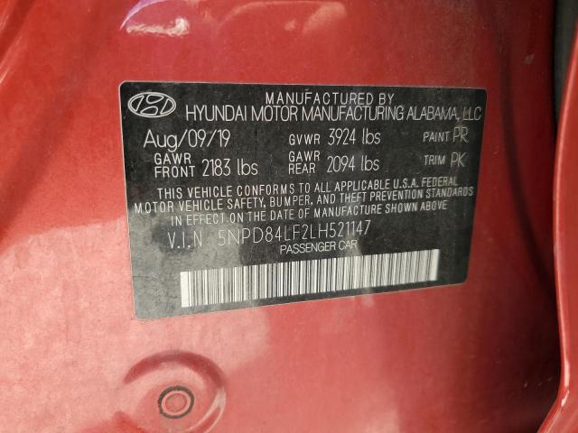5NPD84LF2LH521147 Hyundai ELANTRA SEL