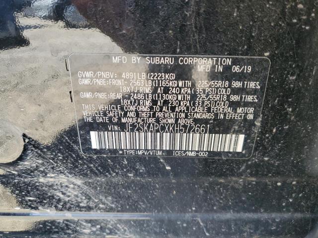 JF2SKAPCXKH572661 Subaru Forester Sport