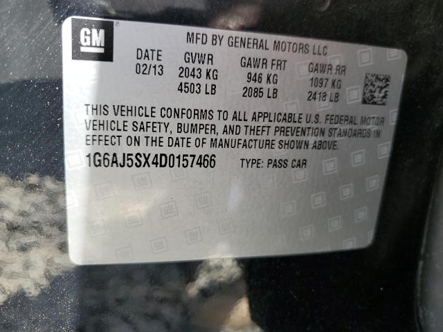 2013 Cadillac Ats Performance VIN: 1G6AJ5SX4D0157466 Lot: 82938233