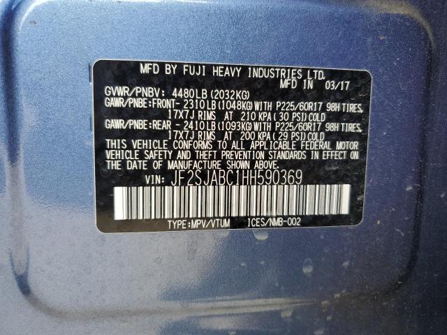 JF2SJABC1HH590369 Subaru Forester 2.5i