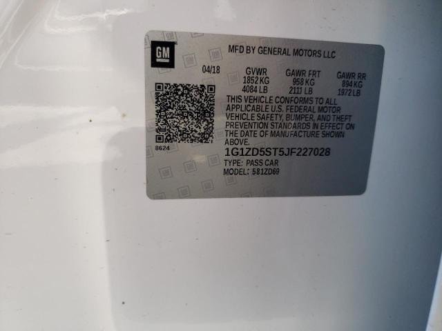 1G1ZD5ST5JF227028 Chevrolet MALIBU LT