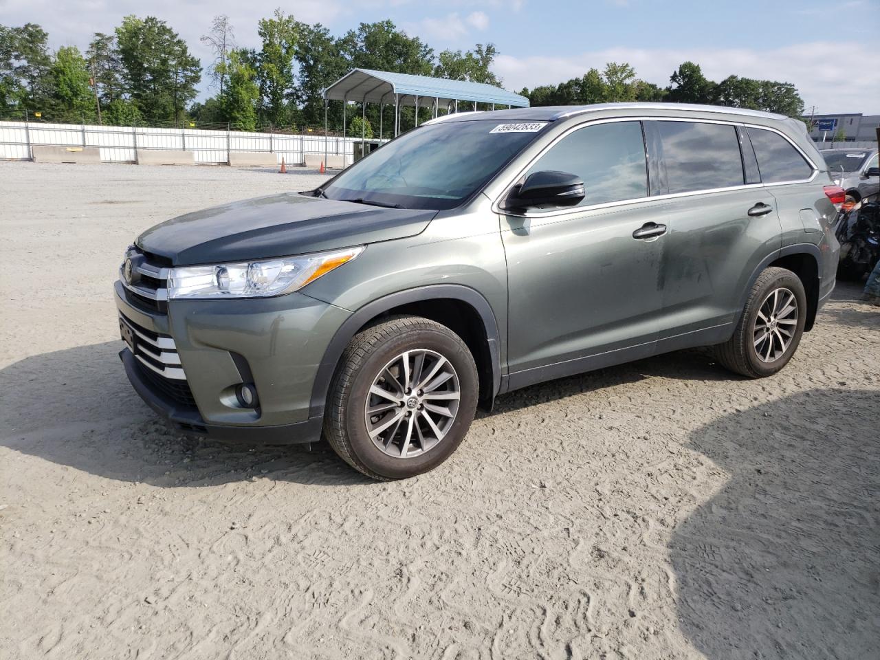 5TDJZRFH8KS923449 TOYOTA HIGHLANDER 2019