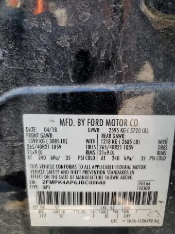 2FMPK4AP6JBC00680 2018 FORD EDGE, photo no. 13