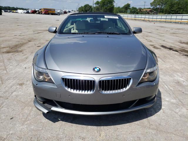 VIN: WBAEB53558CX62980 Auction: COPART Lot: 58624673 Location: TN - NASHVILLE WBAEB53558CX62980 BMW 6 SERIES 2008 GRAY Photo 5