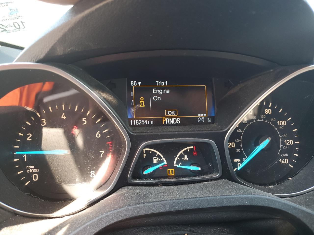 1FMCU0G97HUB64951 FORD ESCAPE 2017