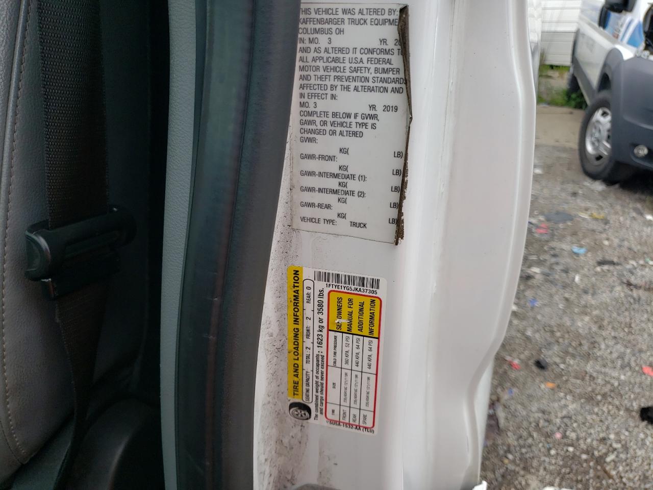 1FTYE1YG5JKA37305 FORD TRANSIT 2018