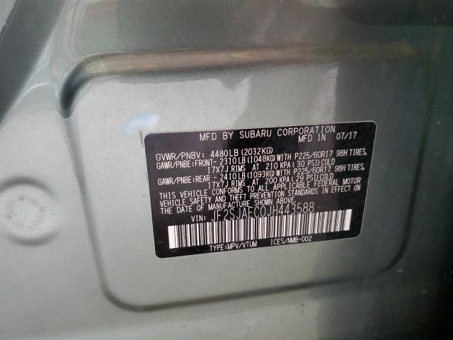 JF2SJAEC0JH443588 Subaru Forester 2.5i Premium