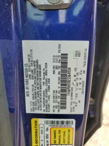 1FA6P0H78E5364934 Ford FUSION SE