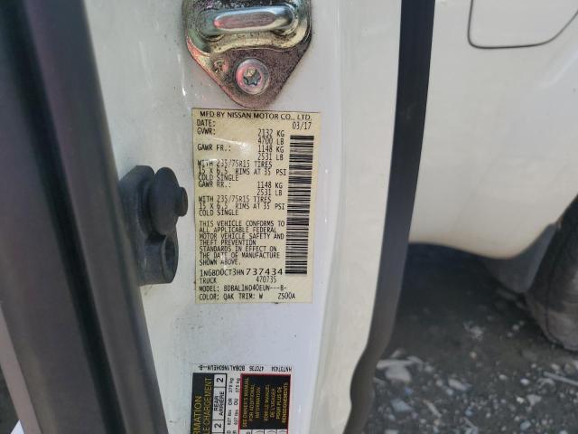 1N6BD0CT3HN737434 Nissan FRONTIER S