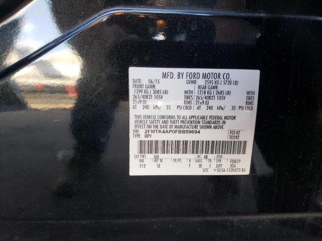 2FMTK4AP0FBB59694 2015 FORD EDGE, photo no. 13