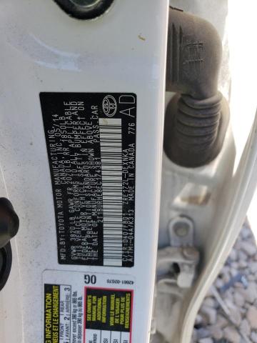 2T1BURHE8EC174381 Toyota COROLLA L