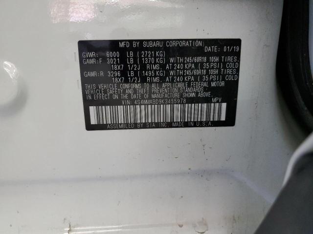 4S4WMABD9K3455978 Subaru Ascent Premium