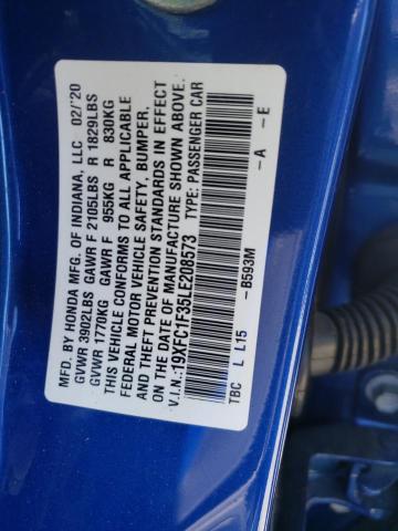19XFC1F35LE208573 Honda CIVIC EX