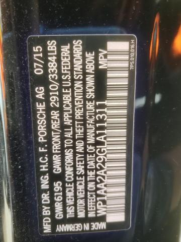 WP1AA2A29GLA11311 Porsche Cayenne