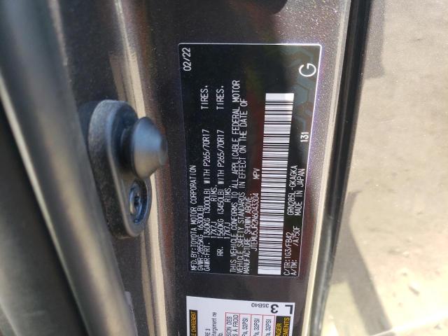 2022 Toyota 4Runner Sr5/Sr5 Premium VIN: JTEMU5JR2N6043304 Lot: 62131323