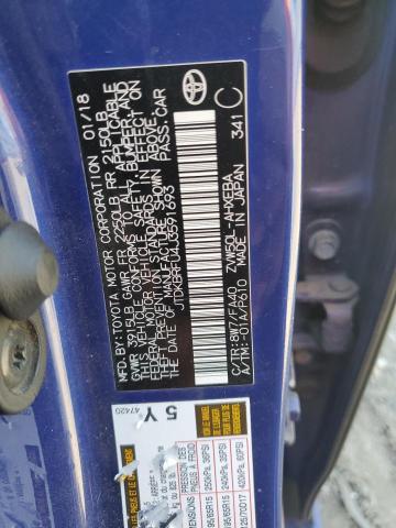 JTDKBRFU4J3591693 Toyota PRIUS