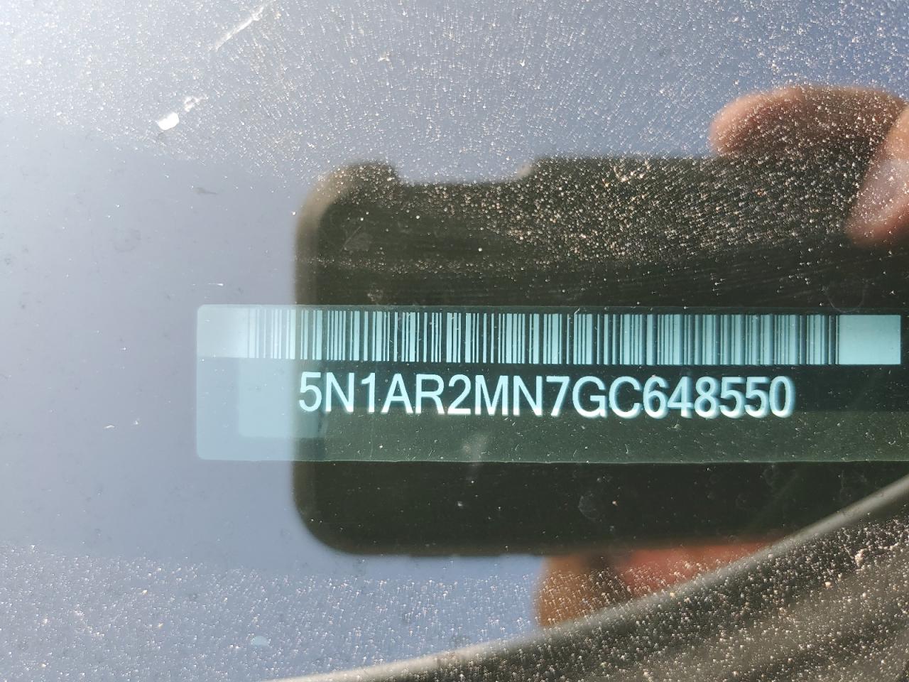 5N1AR2MN7GC648550 NISSAN PATHFINDER 2016