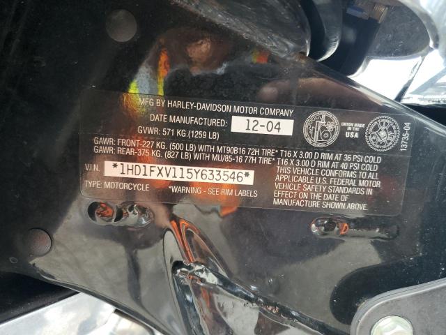 2005 HARLEY-DAVIDSON FLHRS ROAD 1HD1FXV115Y633546