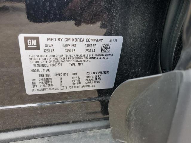KL4MMDSL7NB037279 Buick Encore Gx Select