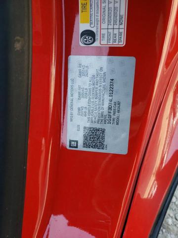2020 CHEVROLET CAMARO LZ - 1G1FF3D74L0122374