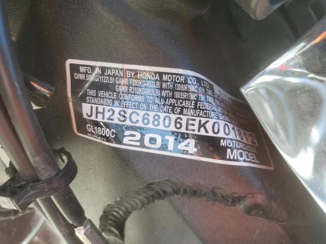 2014 HONDA GL1800 C JH2SC6806EK001812