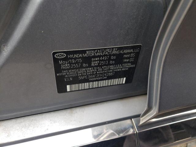 5NPE34AF2FH242887 | 2015 HYUNDAI SONATA SPO