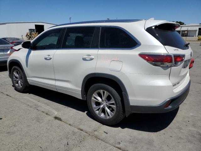 VIN 5TDJKRFH9ES037696 2014 Toyota Highlander, Xle no.2