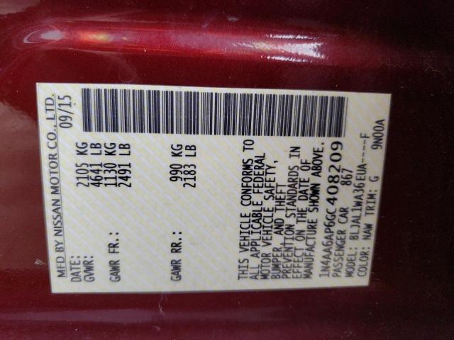 1N4AA6AP6GC408209 Nissan Maxima 3.5s
