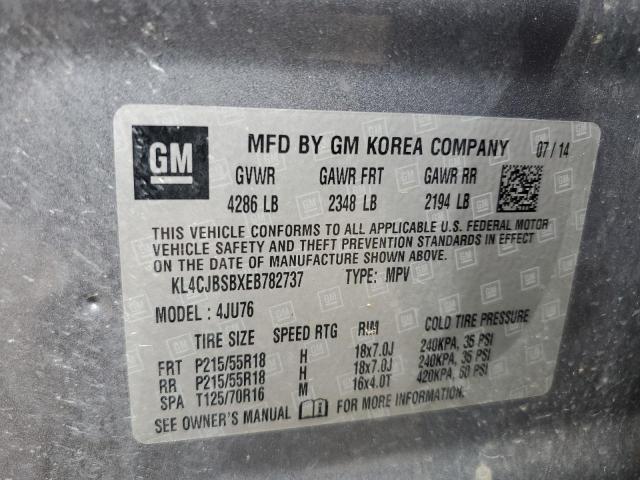 KL4CJBSBXEB782737 Buick Encore Convenience