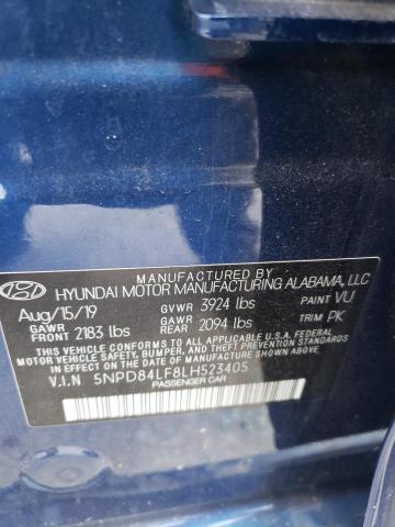 5NPD84LF8LH523405 Hyundai ELANTRA SEL