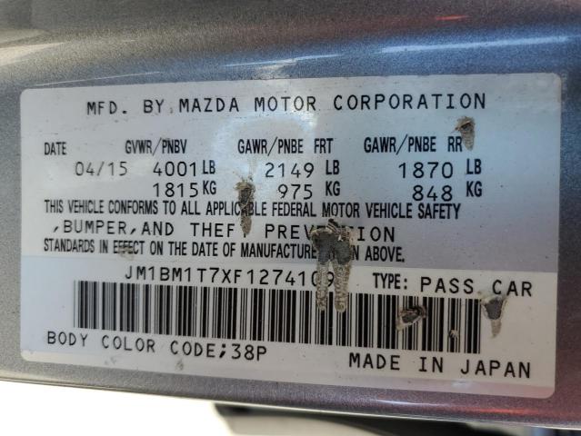 2015 MAZDA 3 SV - JM1BM1T7XF1274109