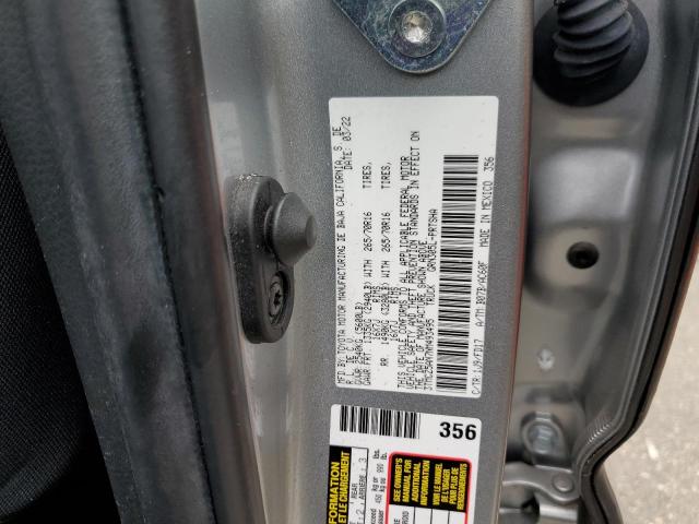 VIN 3TMCZ5AN7NM493495 2022 TOYOTA TACOMA no.12