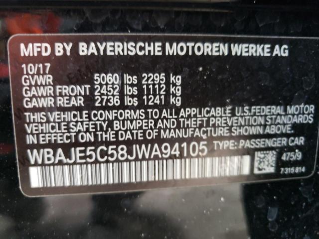 2018 BMW 540 I - WBAJE5C58JWA94105