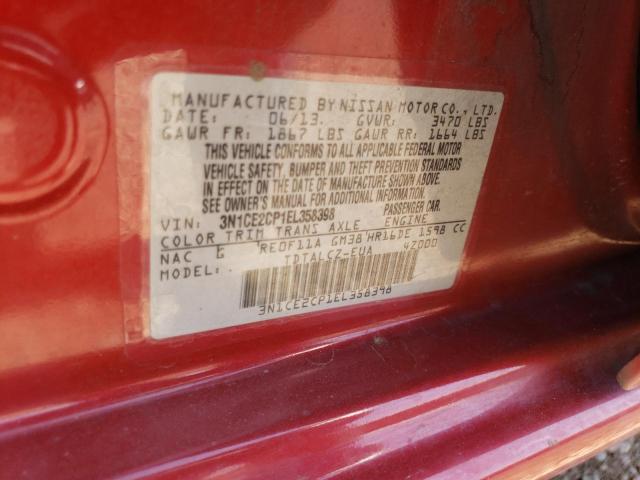 3N1CE2CP1EL358398 Nissan Versa Note S
