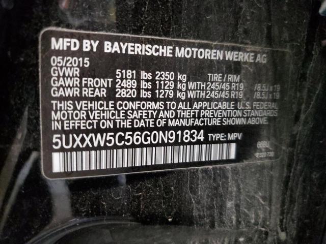 2016 BMW X4 XDRIVE3 - 5UXXW5C56G0N91834
