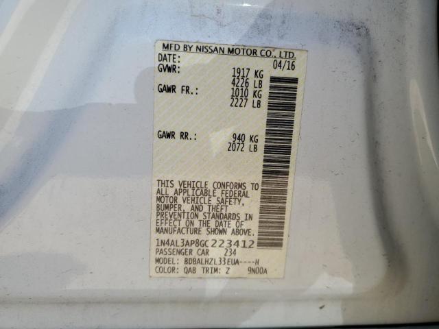 1N4AL3AP8GC223412 Nissan ALTIMA 2.5