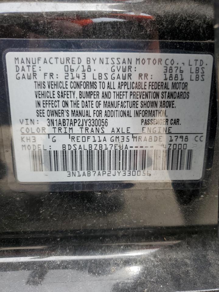 3N1AB7AP2JY330056 NISSAN SENTRA 2018