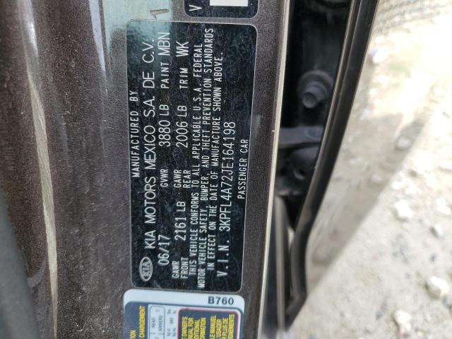 3KPFL4A72JE164198 KIA FORTE LX