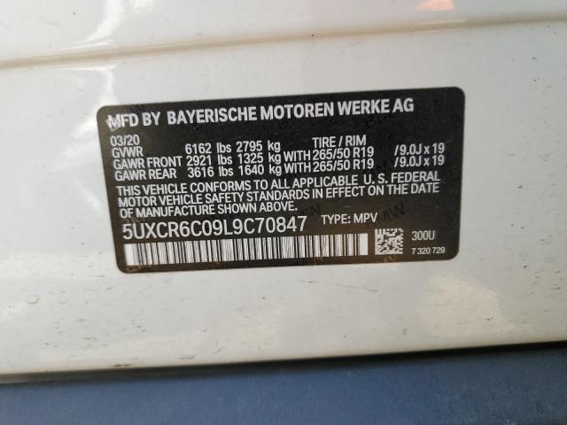5UXCR6C09L9C70847 BMW X5 Xdrive40i