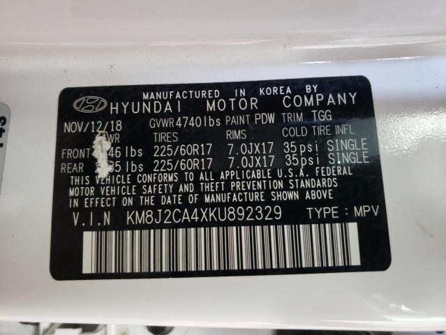 KM8J2CA4XKU892329 Hyundai Tucson SE 14