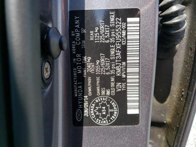 2015 HYUNDAI TUCSON GLS - KM8JT3AFXFU955322