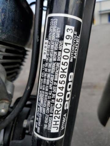 2009 HONDA VT750 C JH2RC50459K500193
