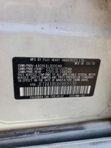 JF1VA1B6XH9805530 Subaru WRX