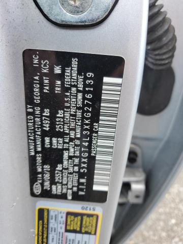 5XXGT4L3XKG276139 KIA Optima Lx