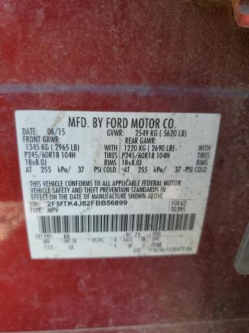 2FMTK4J82FBB56899 Ford EDGE SEL