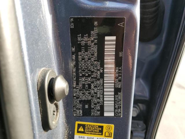 VIN 5TDKKRFH2ES014880 2014 Toyota Highlander, Xle no.13