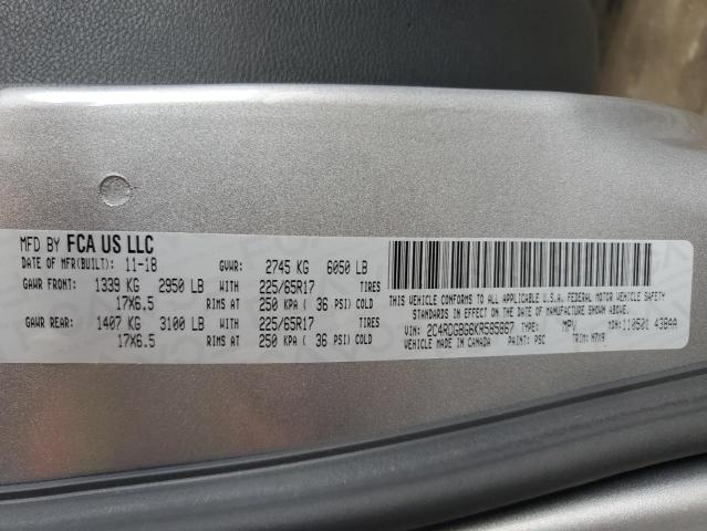 2C4RDGBG6KR585867 Dodge Caravan GRAND CARA 10